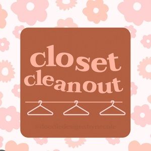Closet clean out!